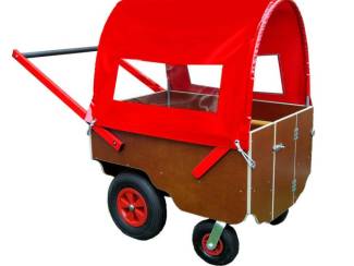 Bolderkar - bolderwagen voor onthaalmoeders, kinderopvang