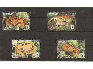 postzegels uit 2014 spotted Reef Crab uit Aitutaki