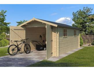 NIEUW Houten garage 3001