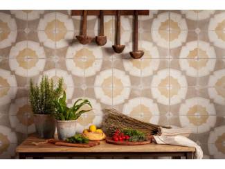 Vintage vloertegels - Peronda FS Farfalla Mustard - 45x45 cm