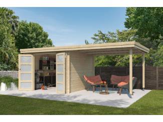 NIEUW Tuinhuis met overkapping 3702EXT300