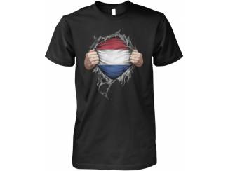 Nederlands tshirt riped open
