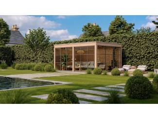 Maatwerk houten overkappingen, tuinkamers.