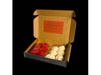 Restaurants en Cateraars Moederdag cadeautip giftbox met zoetigheden audioboodschap.