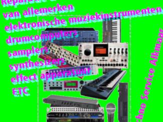 Drumcomputers Muziek apparatuur reparatie service voor Noord Holland